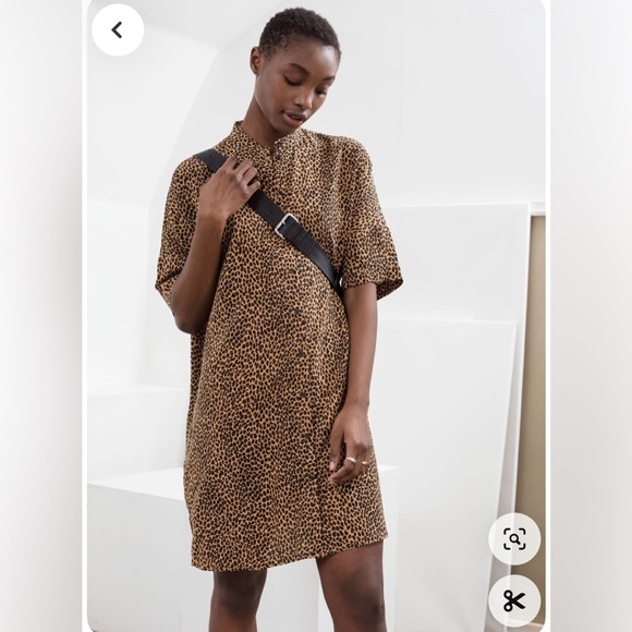 & Other Stories Dresses & Skirts - & Other Stories Leopard Shirtdress size 6